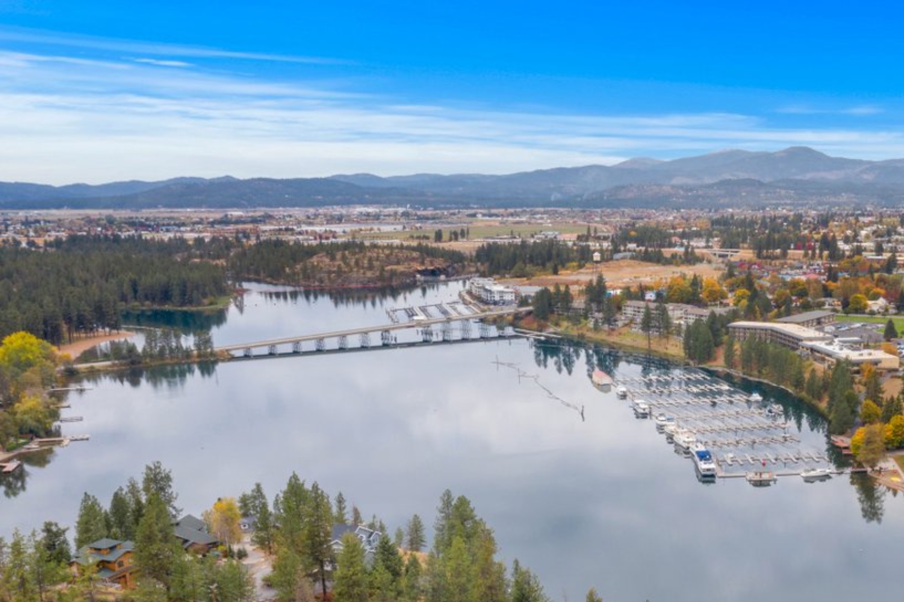 Post Falls North of Spokane River